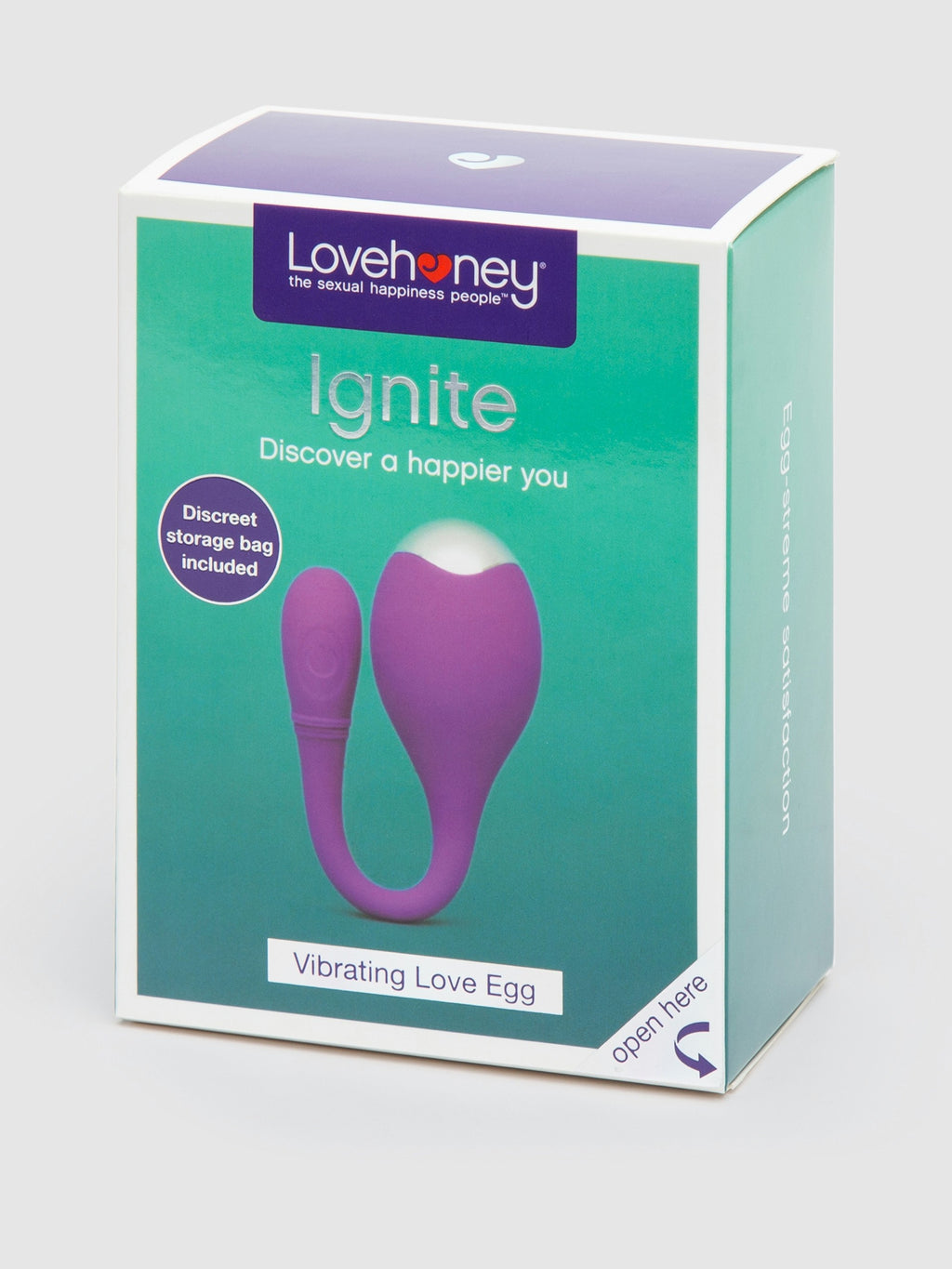 Lovehoney Ignite 20 Function Vibrating Love Egg, Purple