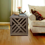 Hot Sale! Dog Pet Crate Wooden End Table Medium Puppy Bed CaKennel