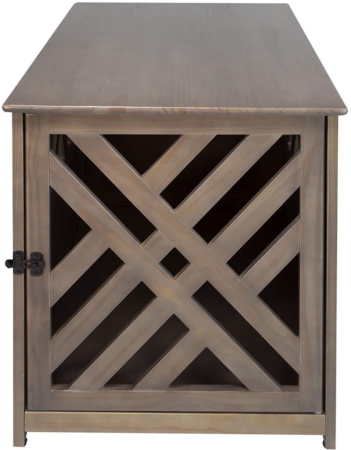 Hot Sale! Dog Pet Crate Wooden End Table Medium Puppy Bed CaKennel