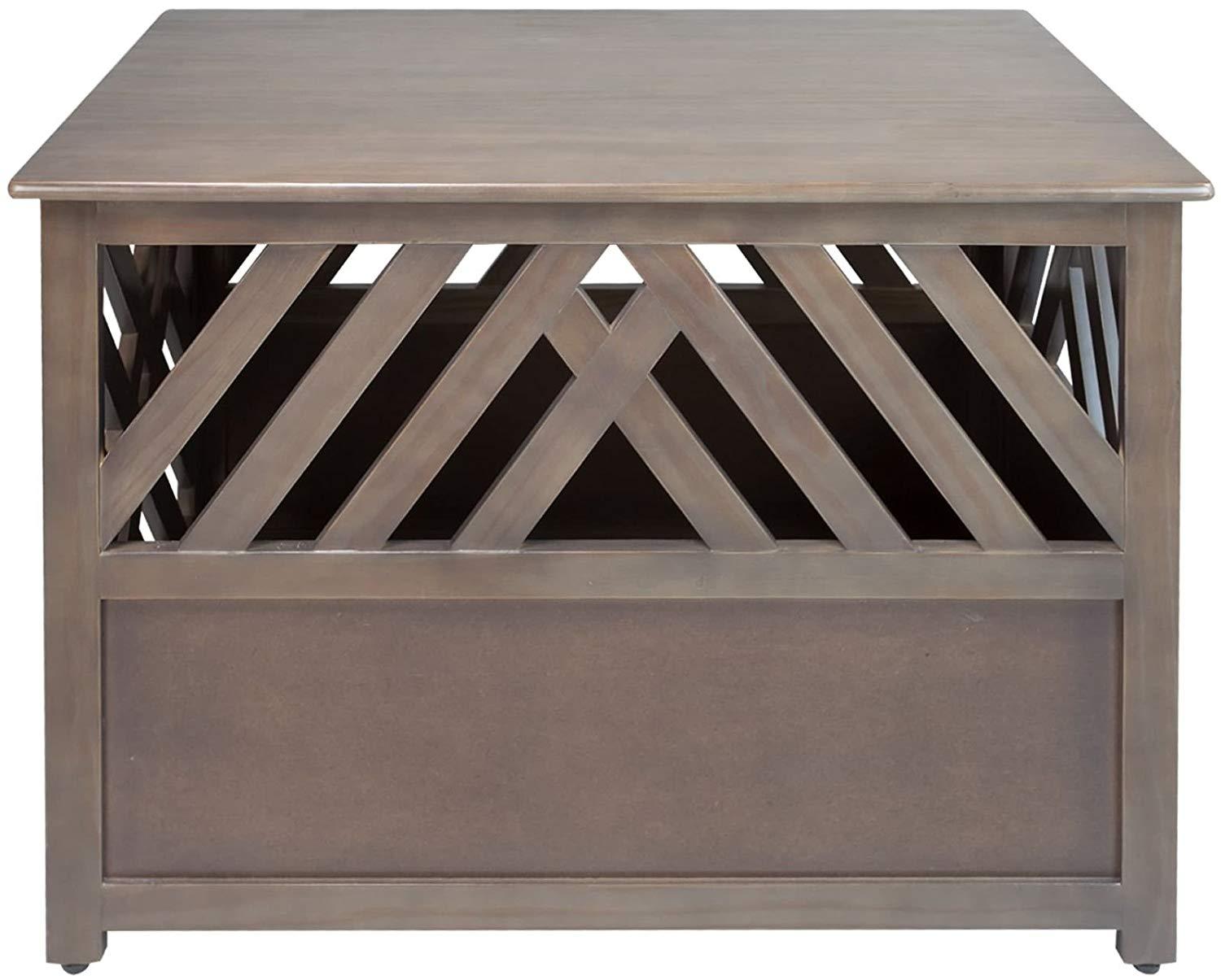 Hot Sale! Dog Pet Crate Wooden End Table Medium Puppy Bed CaKennel