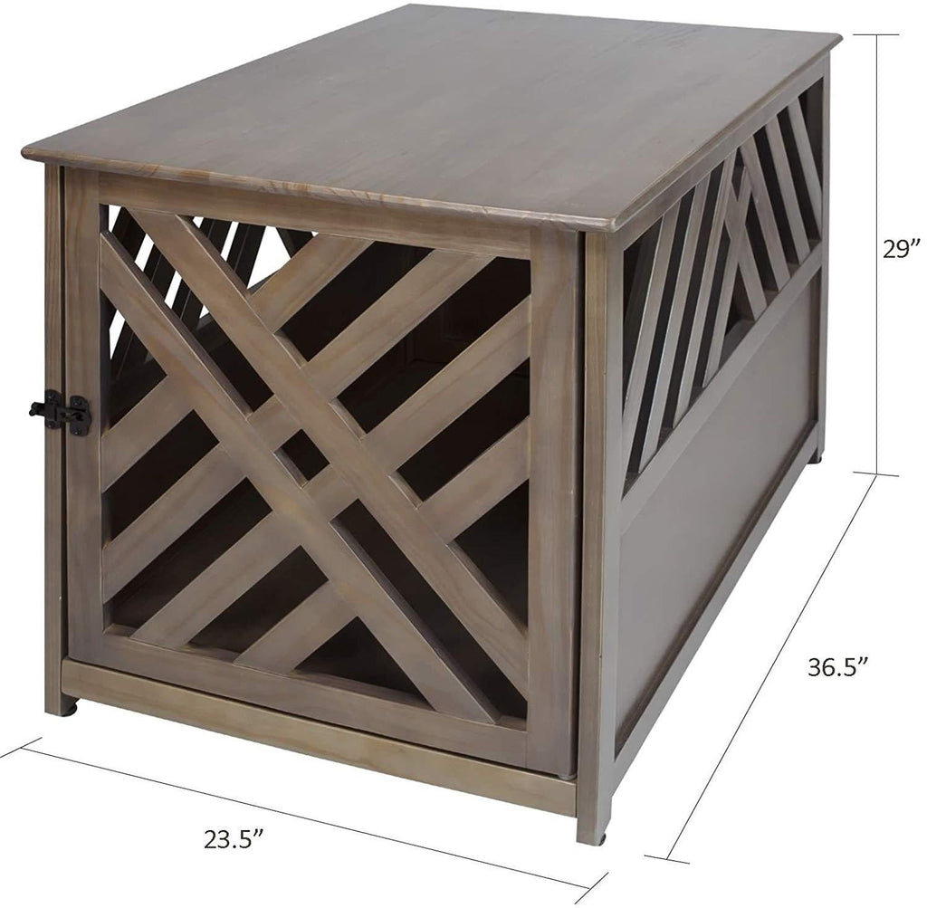 Hot Sale! Dog Pet Crate Wooden End Table Medium Puppy Bed CaKennel