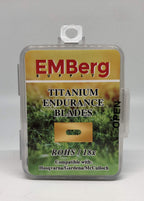 EMBerg Endurance Blades (18 Pack) for  Automower  McCulloch Robotic Lawnmower Mowing Lawn Mower Robo Robot Accessories Replacement Blade for 315 430 435 450 Others. (ium Coated)