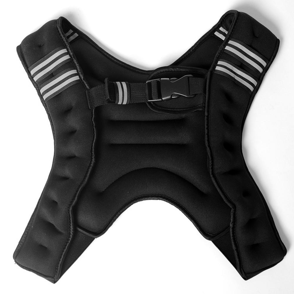 Sport Weighted Vest Reflective Comfortable Body Fitness Workout Equipment for Men Women Kids 5KG