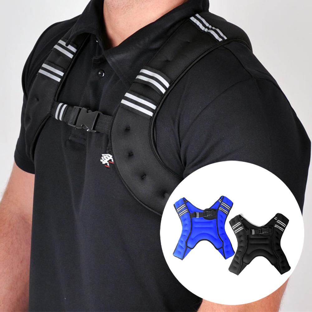 Sport Weighted Vest Reflective Comfortable Body Fitness Workout Equipment for Men Women Kids 5KG