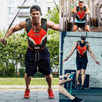 RDX 40LBS Weighted Weight Vest With 20 Removable 2lbs Weights Strength Training