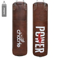 Cowhide Leather Punch Bag Punching kick Boxing Gloves Punchbag Heavy Bags MMA