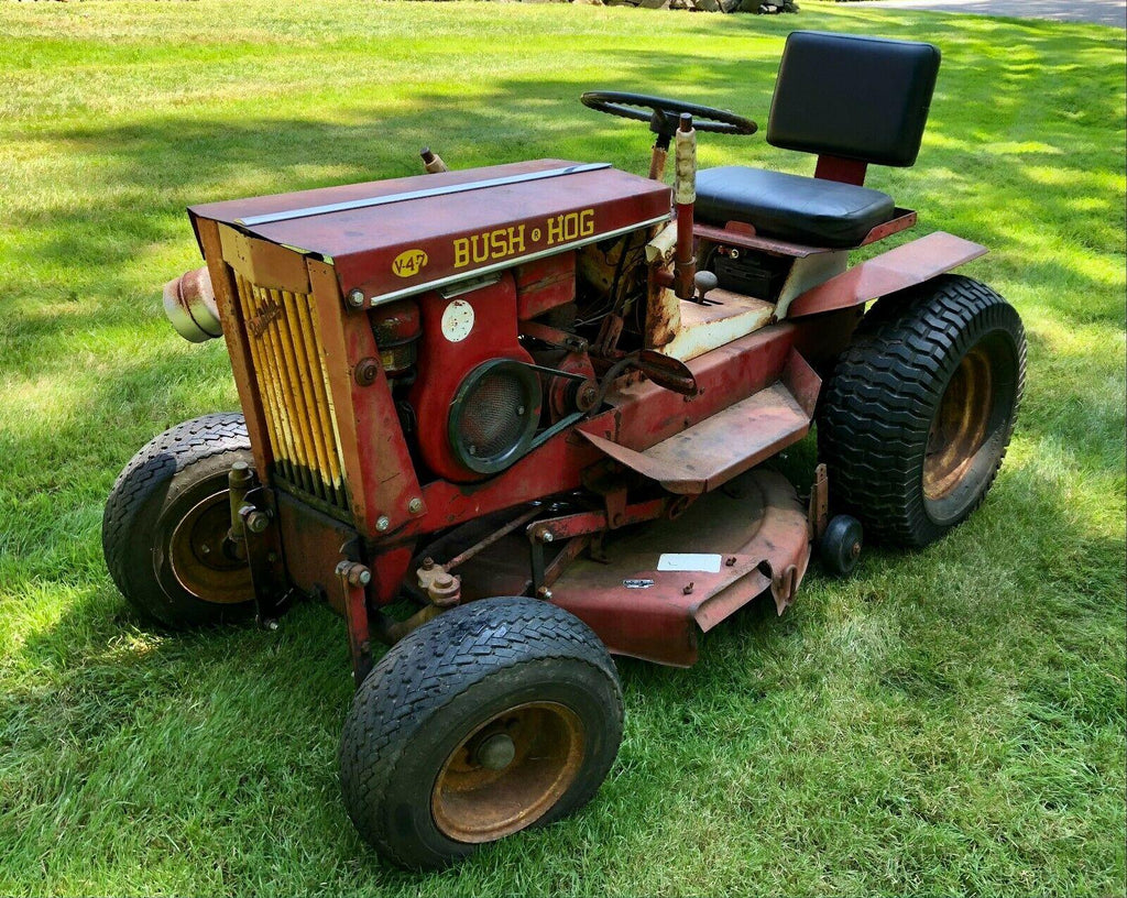Vintage Hog V-4-7 Garden Tractor Antique  Hog Riding Lawn Mower