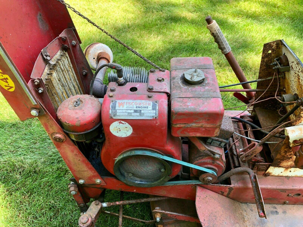 Vintage Hog V-4-7 Garden Tractor Antique  Hog Riding Lawn Mower
