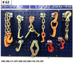 SET#62 - 10 pieces Mo Clamp Style Auto Body Frame Machine Towing TRUCK WRECKER