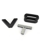 Audi A1 A3 A4 A5 A6 A7 Q3 Q5 Q7 S6 S7 S8 S4 SQ5 Black V8T Emblem Badge Fit Generic