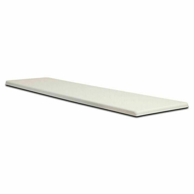 sr smith 6' fibre dive replacement diving board w/hardware- white-66-209-266s2-1