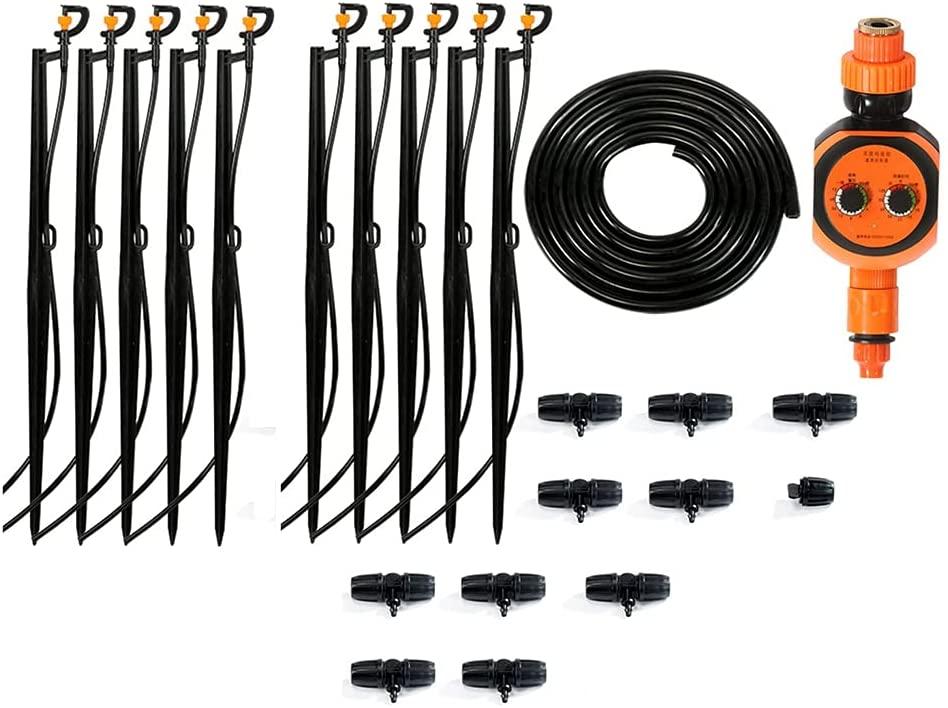 BBGS Drip Irrigation Kit, DIY Drip Irrigation System 360°Rotating Drippers, Sprayers Automatic Greenhouse Garden Sprinkler System (Color : Style 2)