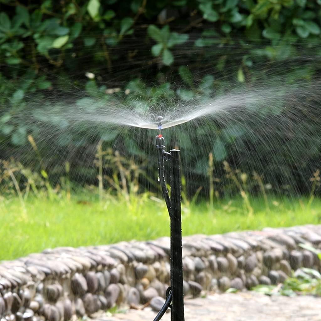 BBGS Drip Irrigation Kit, DIY Drip Irrigation System 360°Rotating Drippers, Sprayers Automatic Greenhouse Garden Sprinkler System (Color : Style 2)