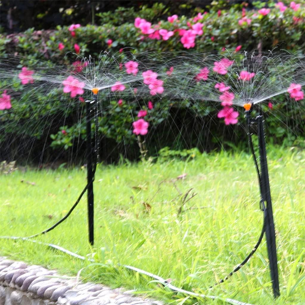 BBGS Drip Irrigation Kit, DIY Drip Irrigation System 360°Rotating Drippers, Sprayers Automatic Greenhouse Garden Sprinkler System (Color : Style 2)