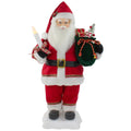 24 " Animated Santa Claus with Lighted Candle Musical Christmas Figure