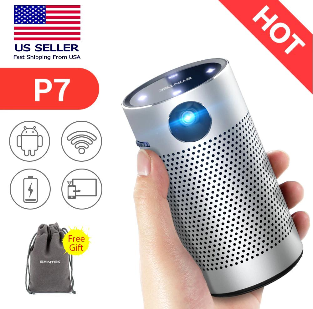 p7 pocket portable pico smart android wifi 1080p 4k tv laser mini le pc ps4 tv