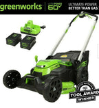 PRO 25 in. 60-Volt Cordless Battery Self Propelled Walk-Behind Lawn Mower "NIB"