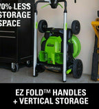 PRO 25 in. 60-Volt Cordless Battery Self Propelled Walk-Behind Lawn Mower "NIB"