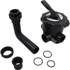 multiport valve, astral, 2" side-mount, 6 position