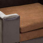 Christopher Knight Home Rover LarChocolate Brown Leather Pet Sofa Bed, 37.75 x 30.70