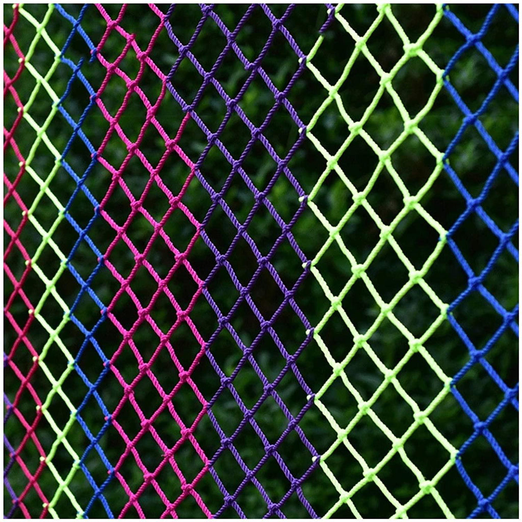 Outdoor Anti-cat Net Stairs Balcony Protection Net Isolation Protection Network Amusement Park Climbing Development Training Rope Net (Size : 3x6m)