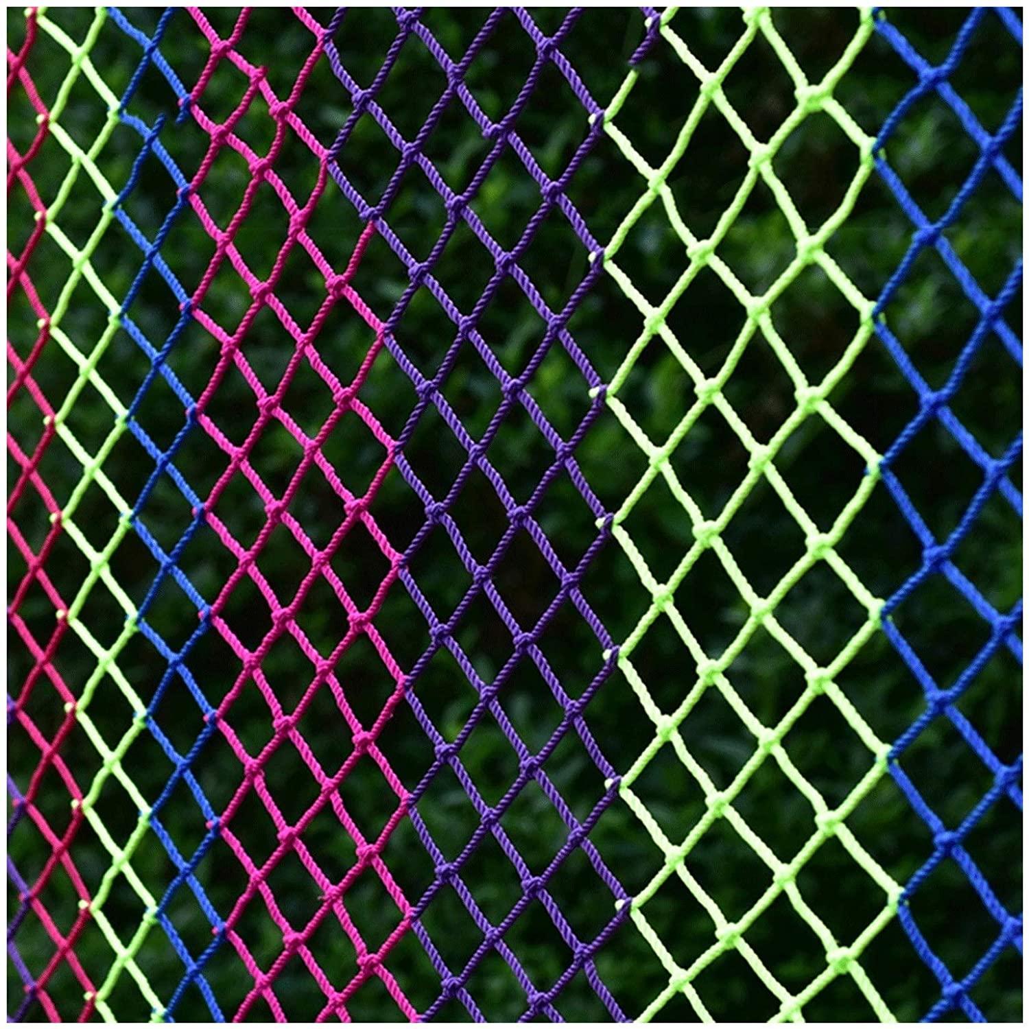 Outdoor Anti-cat Net Stairs Balcony Protection Net Isolation Protection Network Amusement Park Climbing Development Training Rope Net (Size : 3x6m)