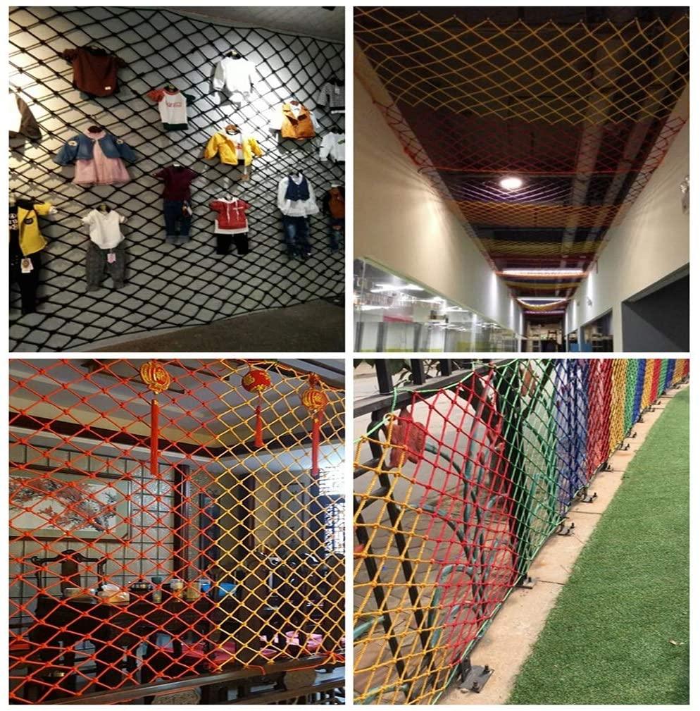 Outdoor Anti-cat Net Stairs Balcony Protection Net Isolation Protection Network Amusement Park Climbing Development Training Rope Net (Size : 3x6m)