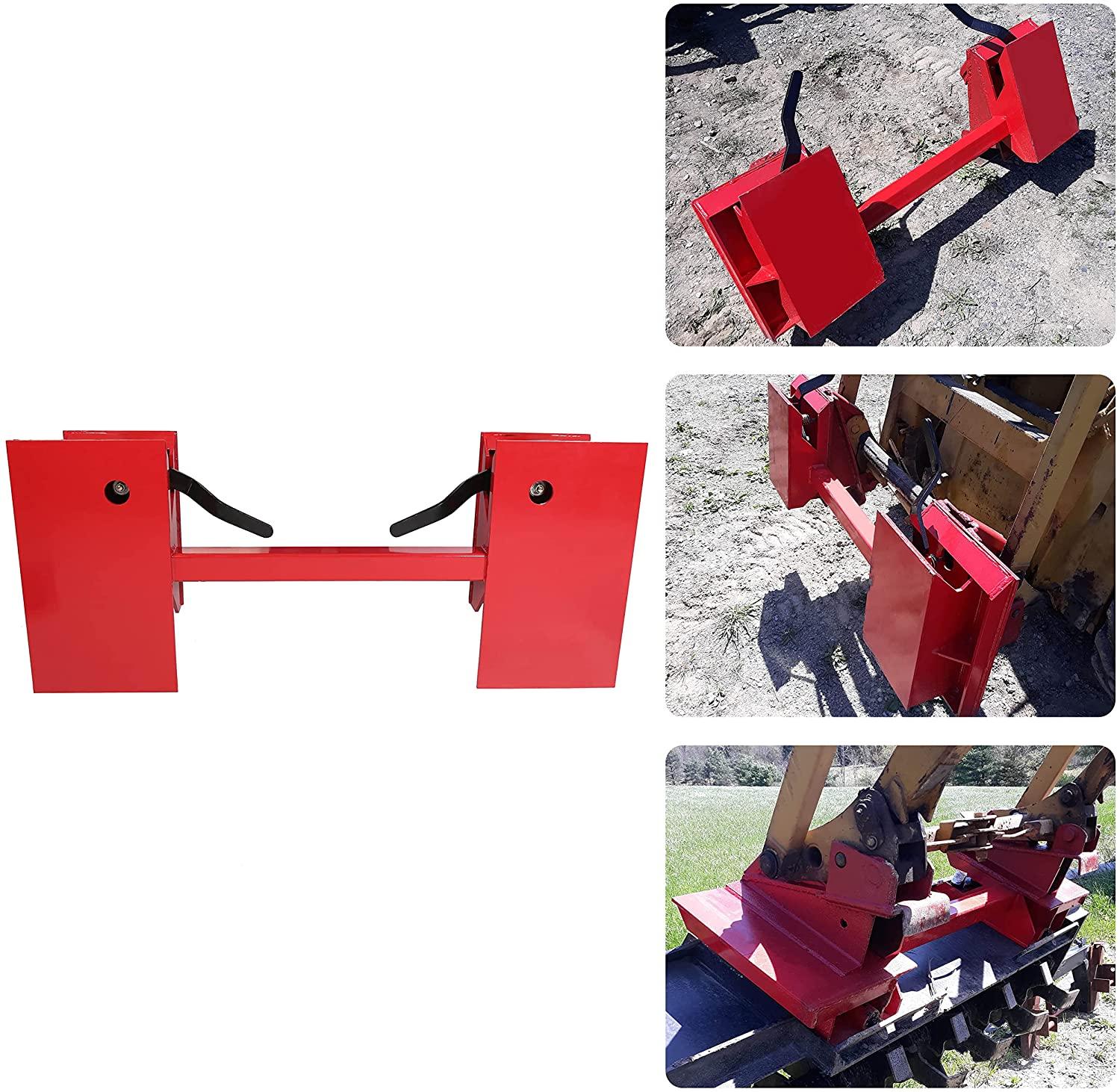 hecasa universal skid steer mount quick tach conversion adapter plate bobtach