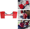 ecotric new universal skid steer style mount quick tach conversion adapter plate bobtach blank