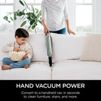 Shark WS632GNBRN WANDVAC System Ultra-Lightweight Powerful Cordless Stick Vacuum with Boost Mode, Charging Dock, Green