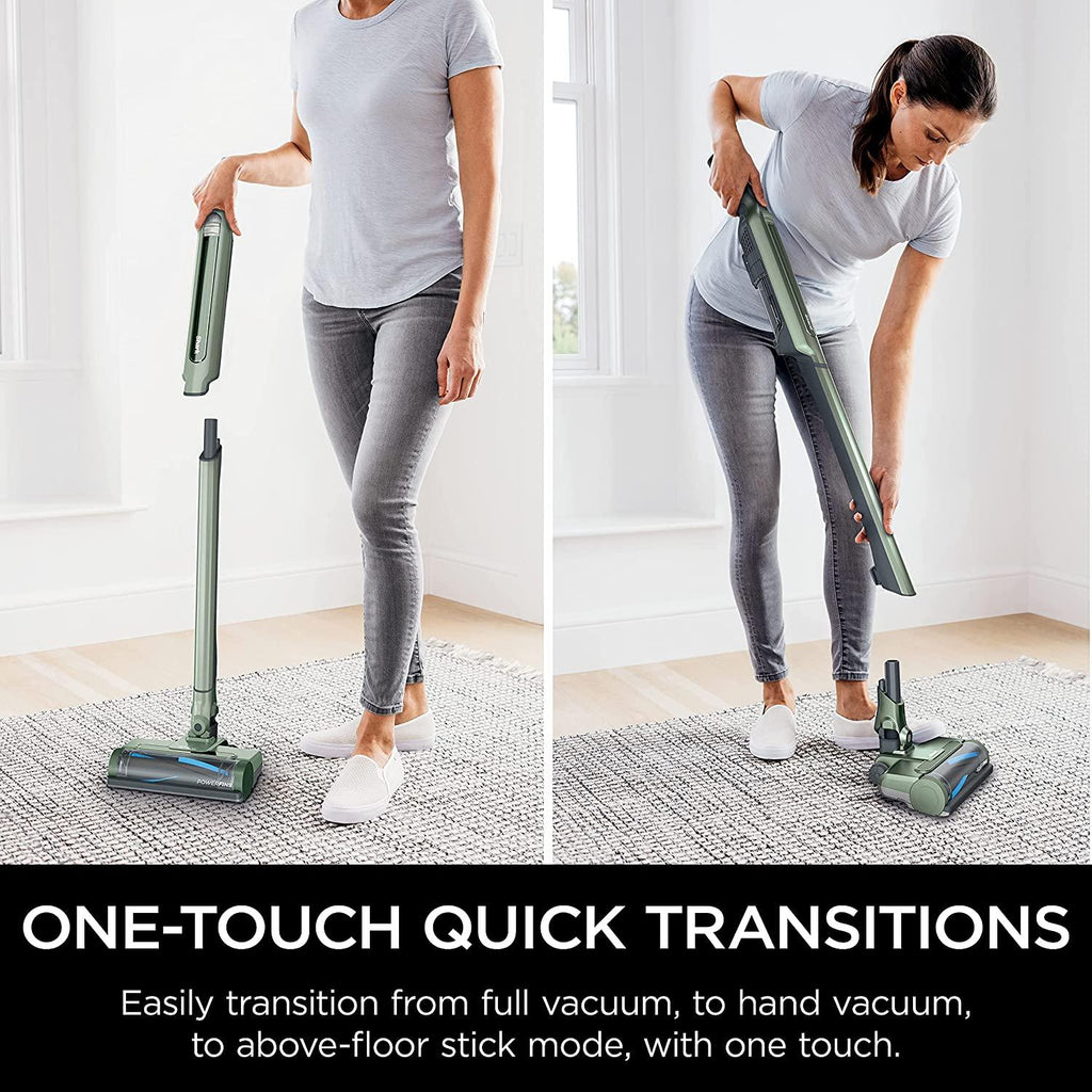 Shark WS632GNBRN WANDVAC System Ultra-Lightweight Powerful Cordless Stick Vacuum with Boost Mode, Charging Dock, Green
