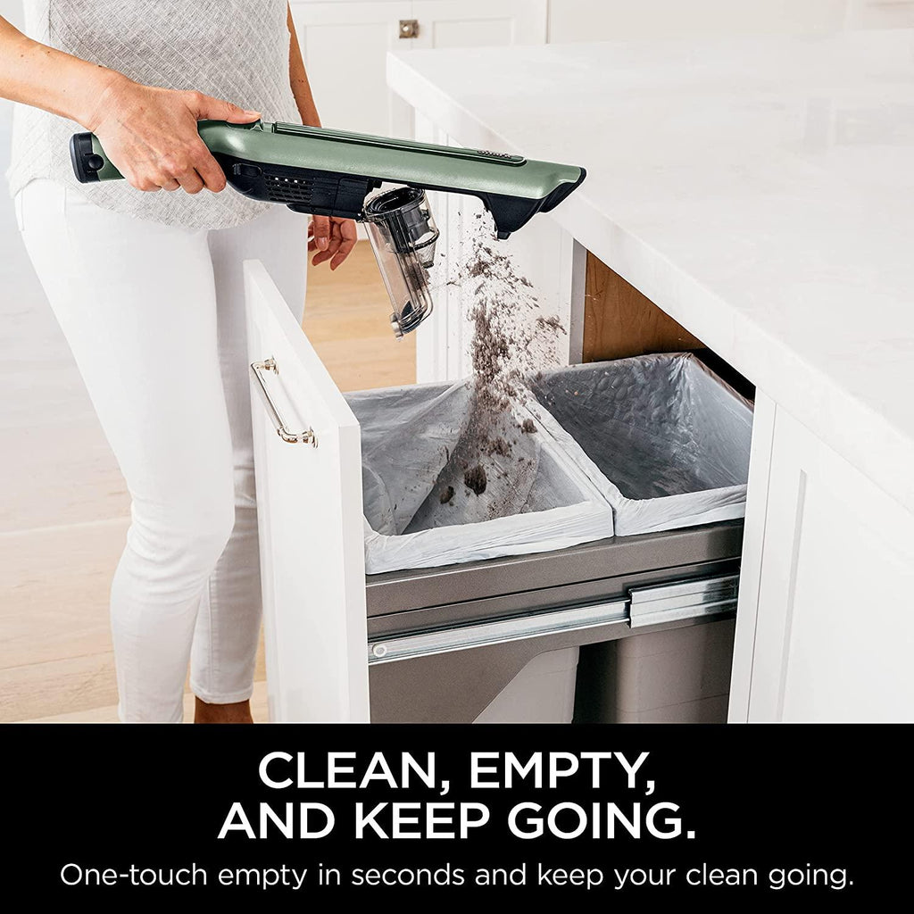 Shark WS632GNBRN WANDVAC System Ultra-Lightweight Powerful Cordless Stick Vacuum with Boost Mode, Charging Dock, Green