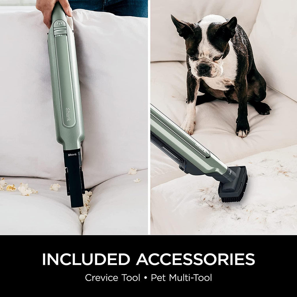 Shark WS632GNBRN WANDVAC System Ultra-Lightweight Powerful Cordless Stick Vacuum with Boost Mode, Charging Dock, Green