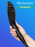 Womanizer X hansgrohe Wave Clitoral Stimulation Shower Head, Black | Black