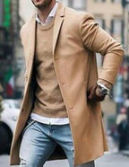 Men's Elegant Fashion Trench Coat