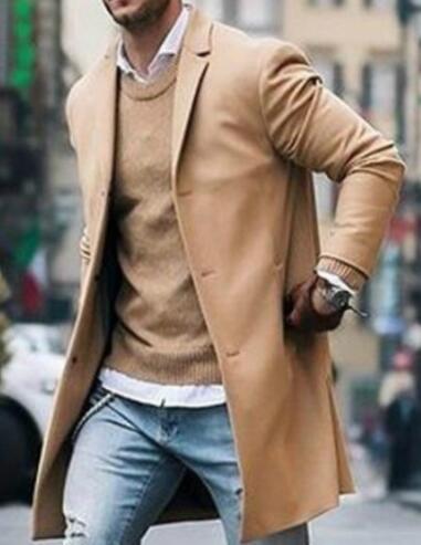 Men's Elegant Fashion Trench Coat