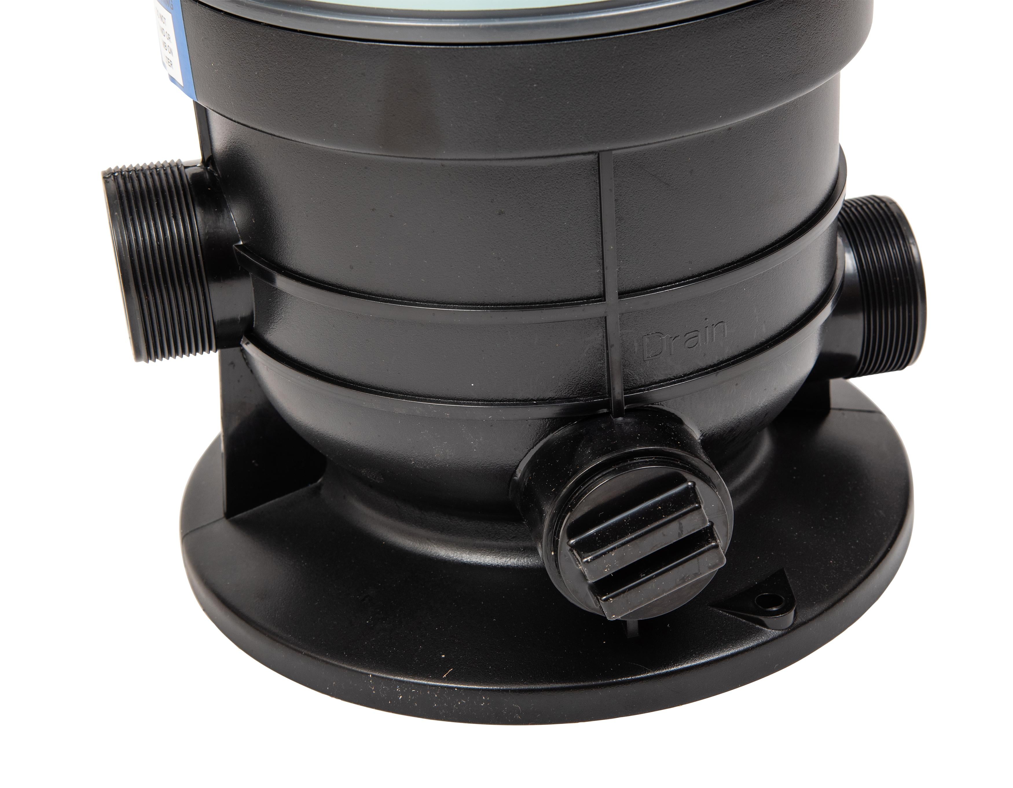 cartridge filter system with pressure gauge for swimming pools 120sf