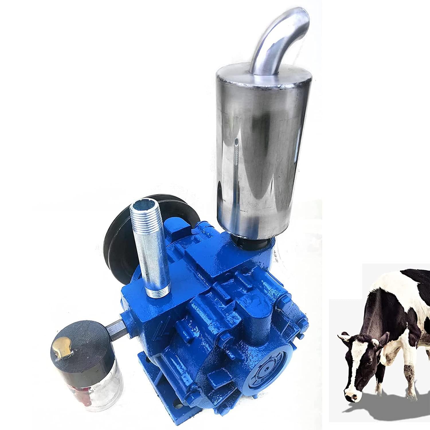 milking machine vacuum pump, economical milker tank 220l/min portable livestock milking machine milking equipment, pulse milker for goats/sheep