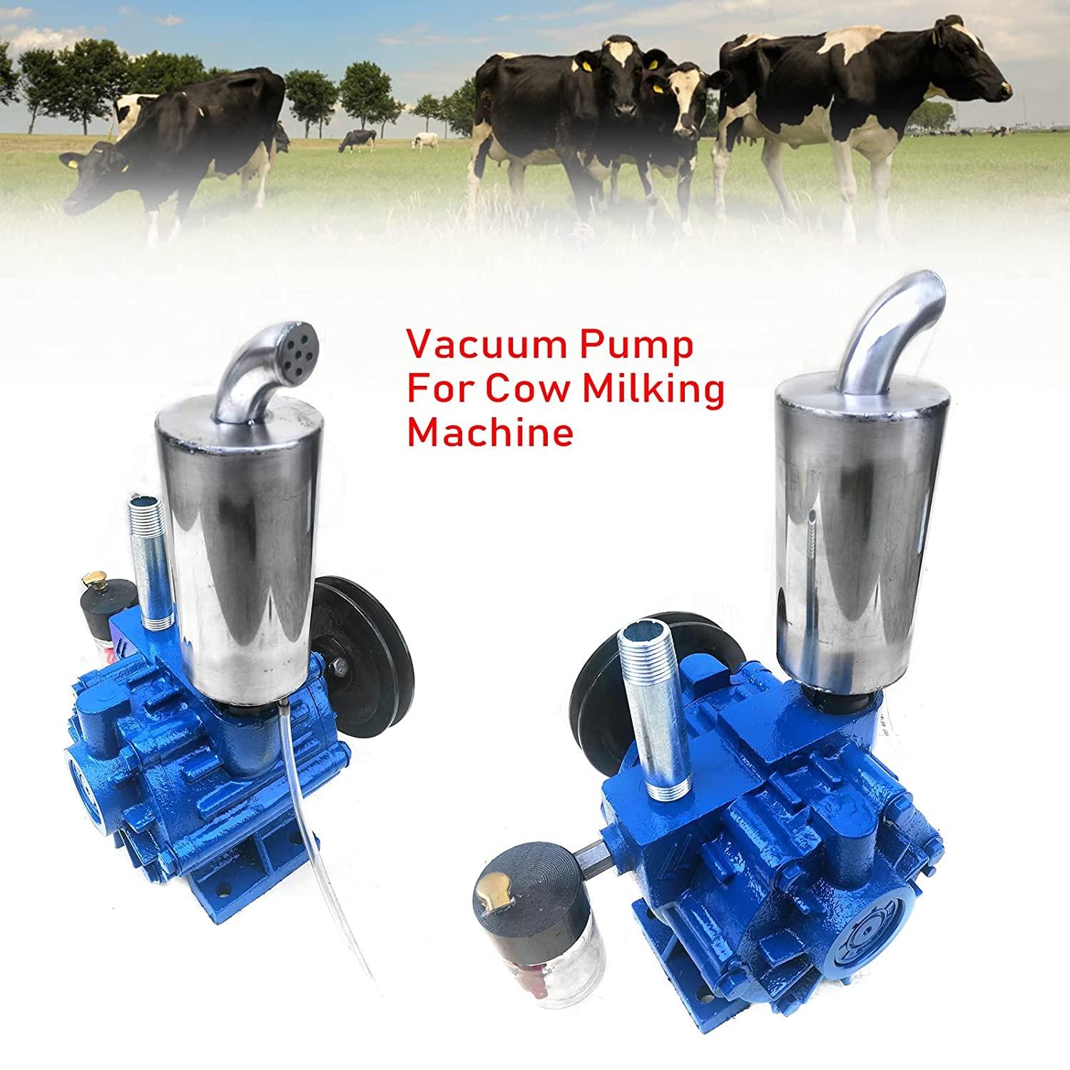 milking machine vacuum pump, economical milker tank 220l/min portable livestock milking machine milking equipment, pulse milker for goats/sheep
