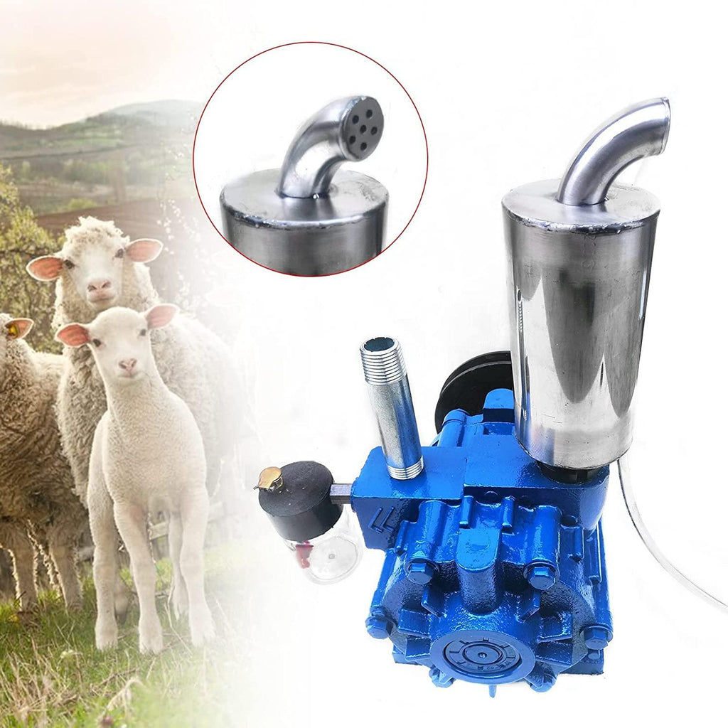 milking machine vacuum pump, economical milker tank 220l/min portable livestock milking machine milking equipment, pulse milker for goats/sheep