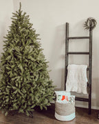 King of Christmas 7.5' Yorkshire Fir Artificial Christmas Tree Unlit