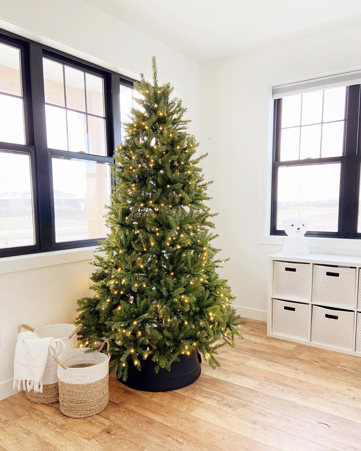 King of Christmas 7.5' Yorkshire Fir Artificial Christmas Tree Unlit