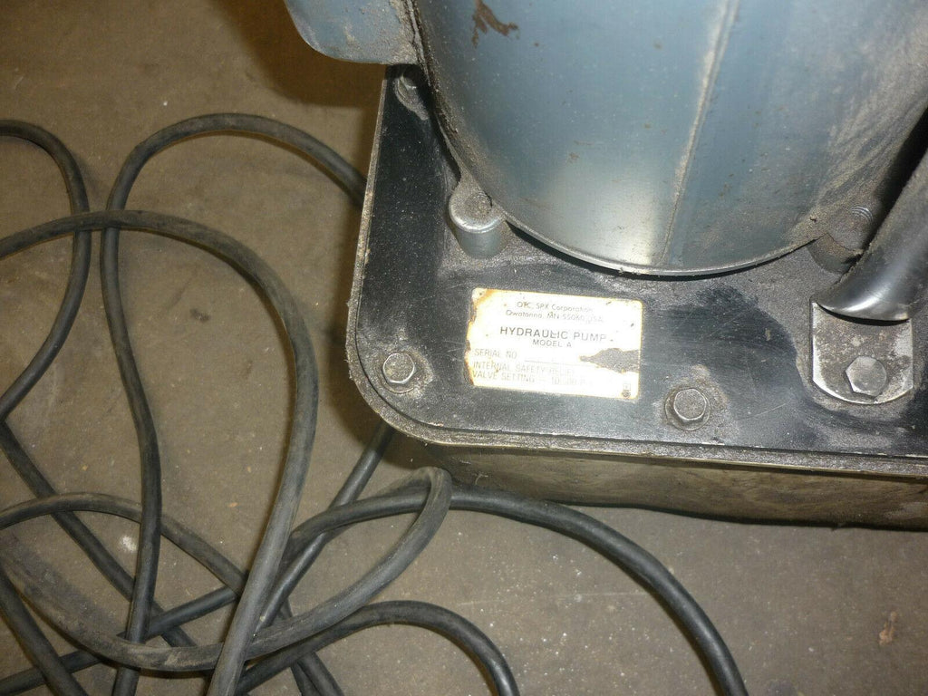 otc hydraulic pump Frame machine