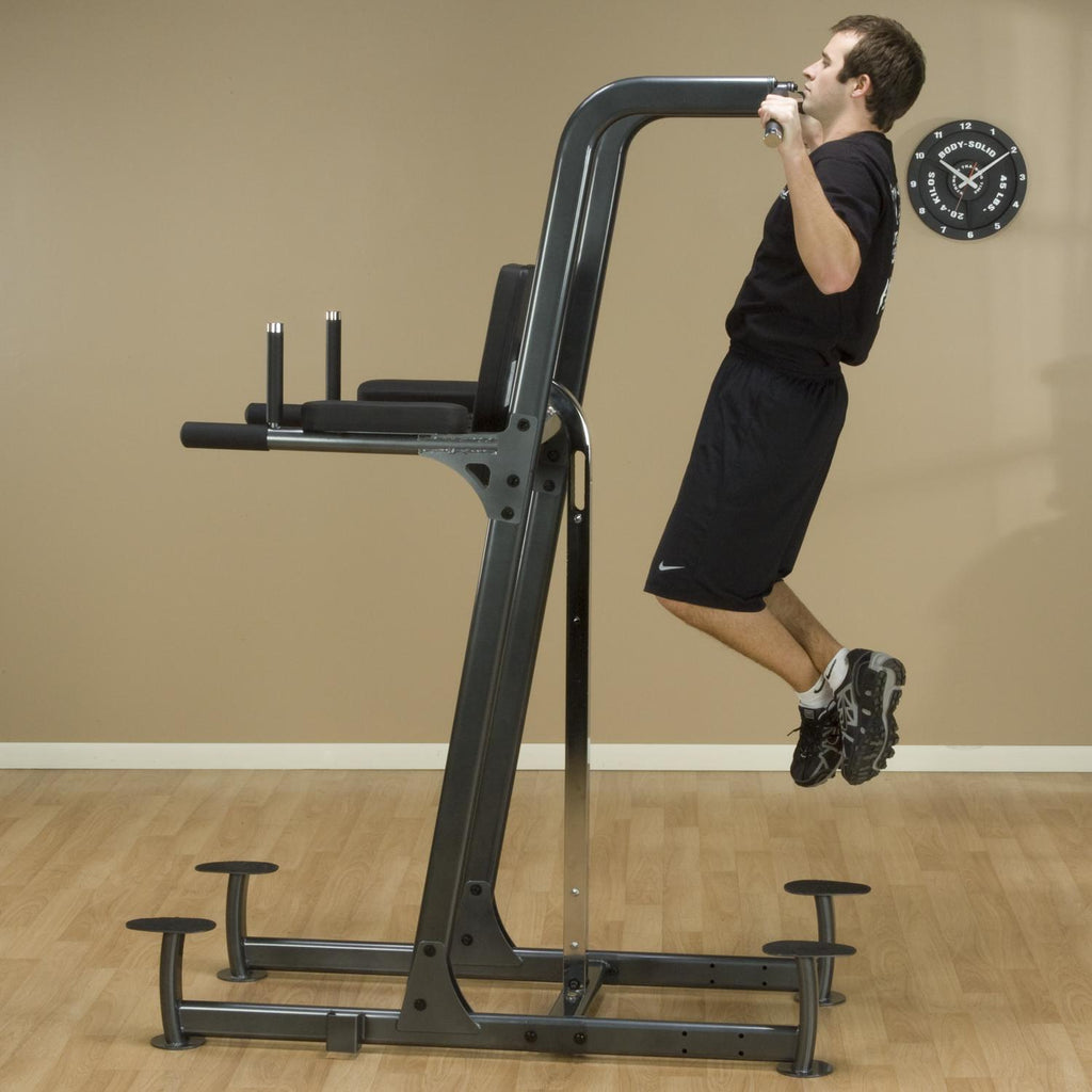 Body Solid - FCD Fusion Vertical Knee Raise Dip Pull Up - Power Tower