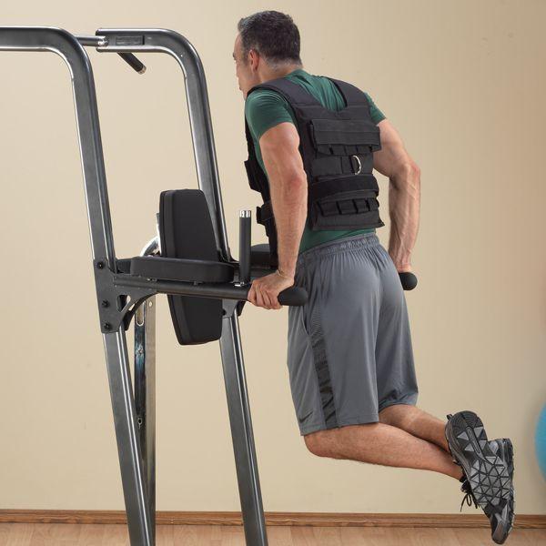 Body Solid - FCD Fusion Vertical Knee Raise Dip Pull Up - Power Tower