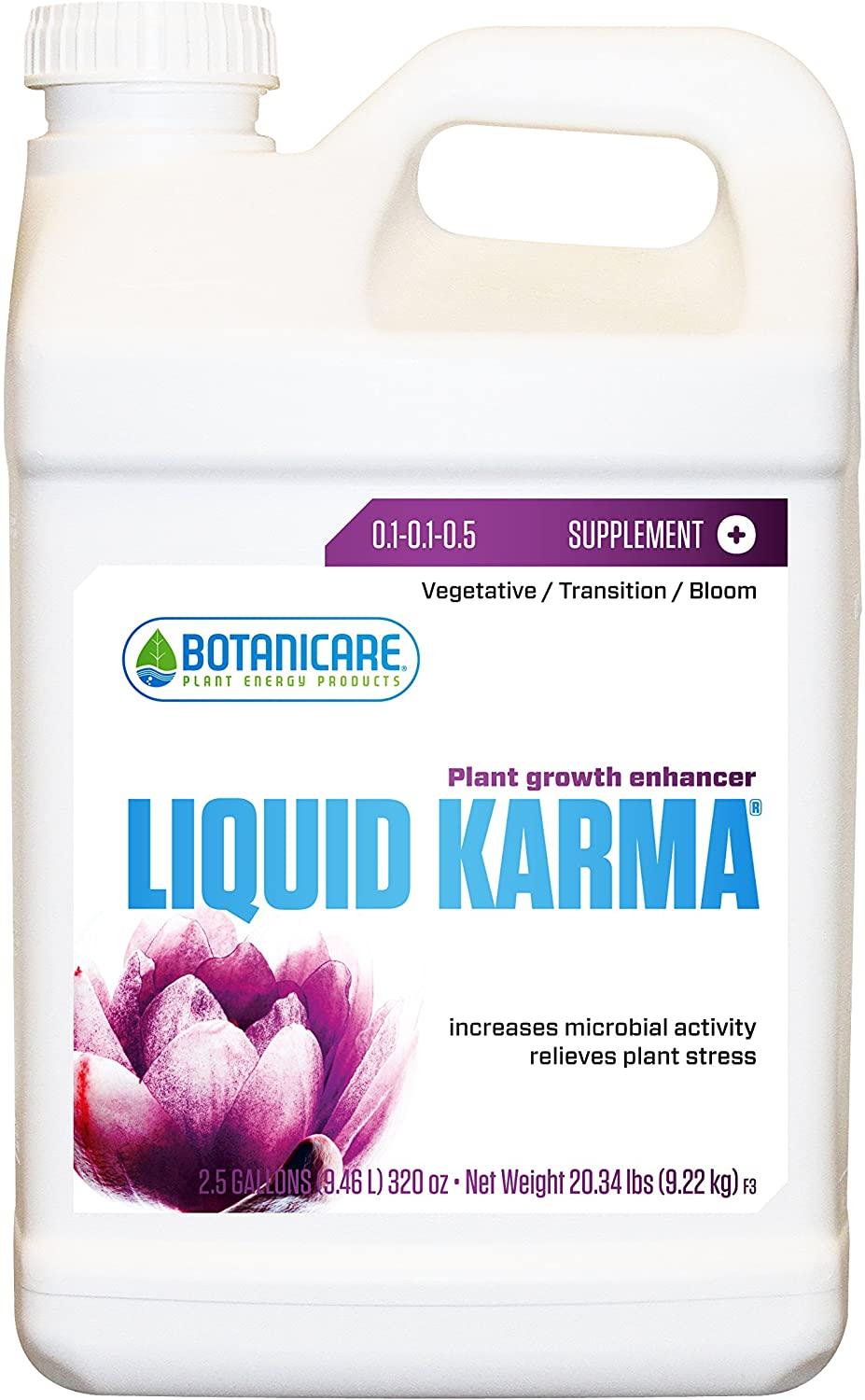 botanicare bc32304 karma plant growth enhancer supplement, 2.5-gallon, white