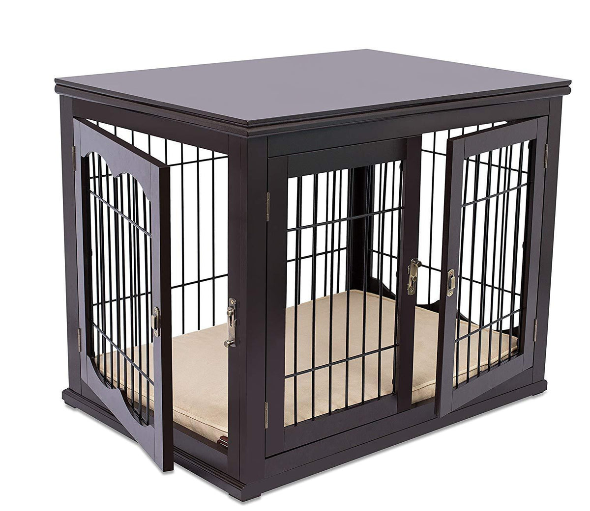 Internet's Best &amp; Wire Dog Crate with Cushion