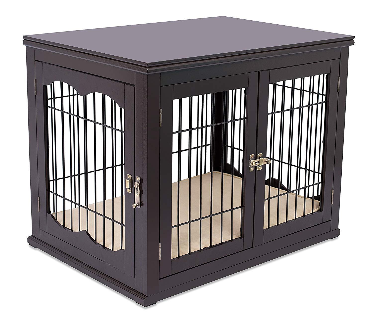 Internet's Best &amp; Wire Dog Crate with Cushion