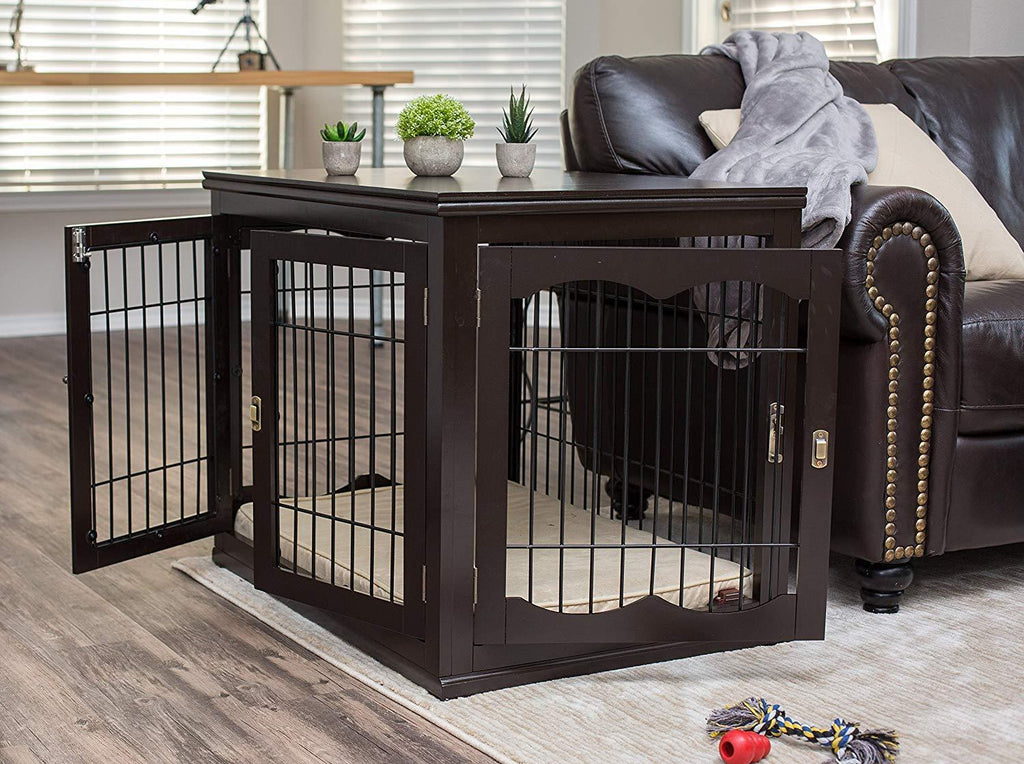 Internet's Best &amp; Wire Dog Crate with Cushion