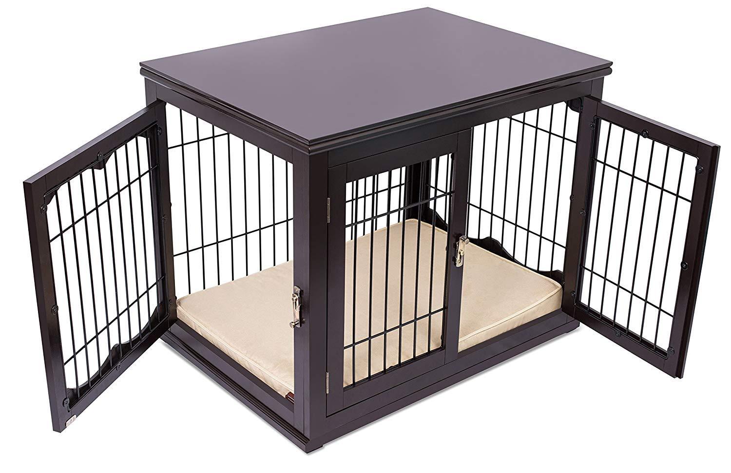 Internet's Best &amp; Wire Dog Crate with Cushion